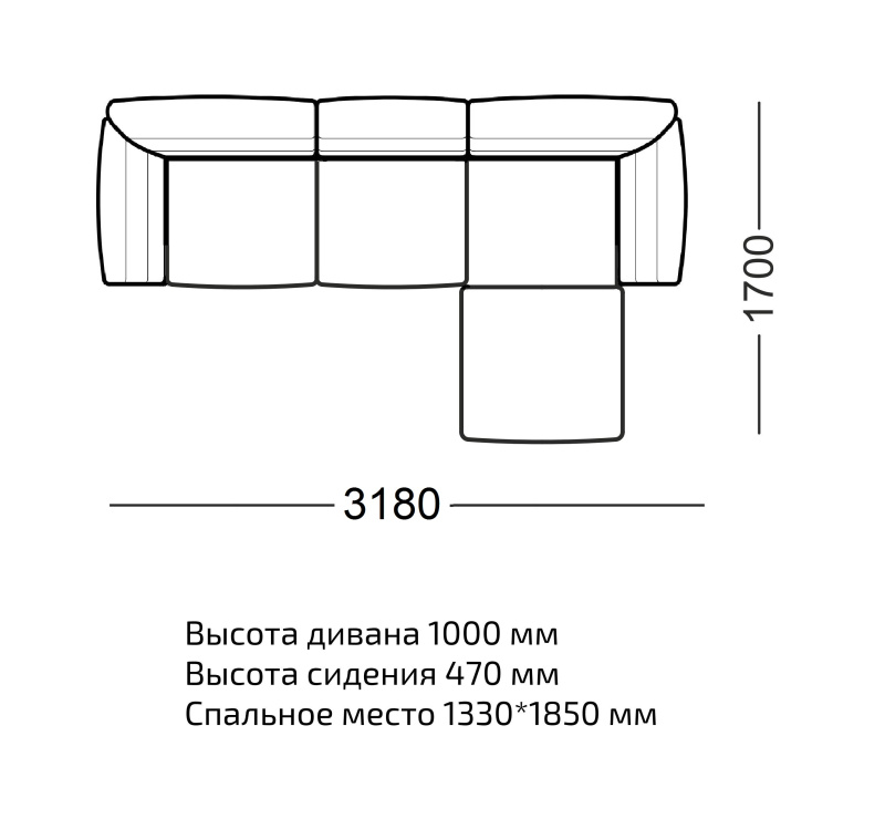 Диван угловой Алекс велюр зеленый